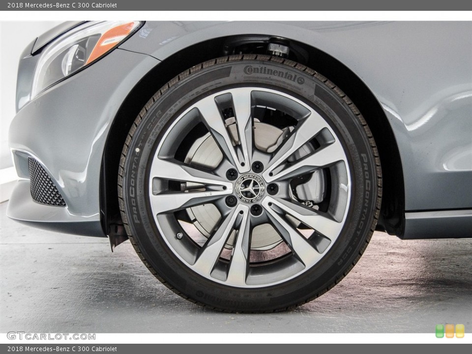 2018 Mercedes-Benz C 300 Cabriolet Wheel and Tire Photo #123221917