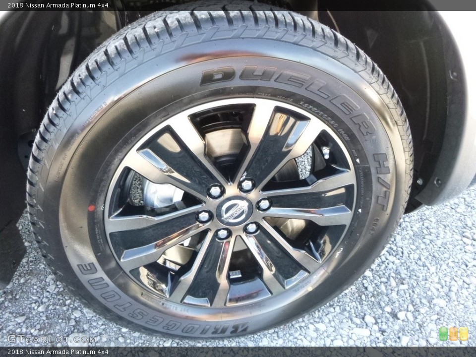 2018 Nissan Armada Platinum 4x4 Wheel and Tire Photo #123222328