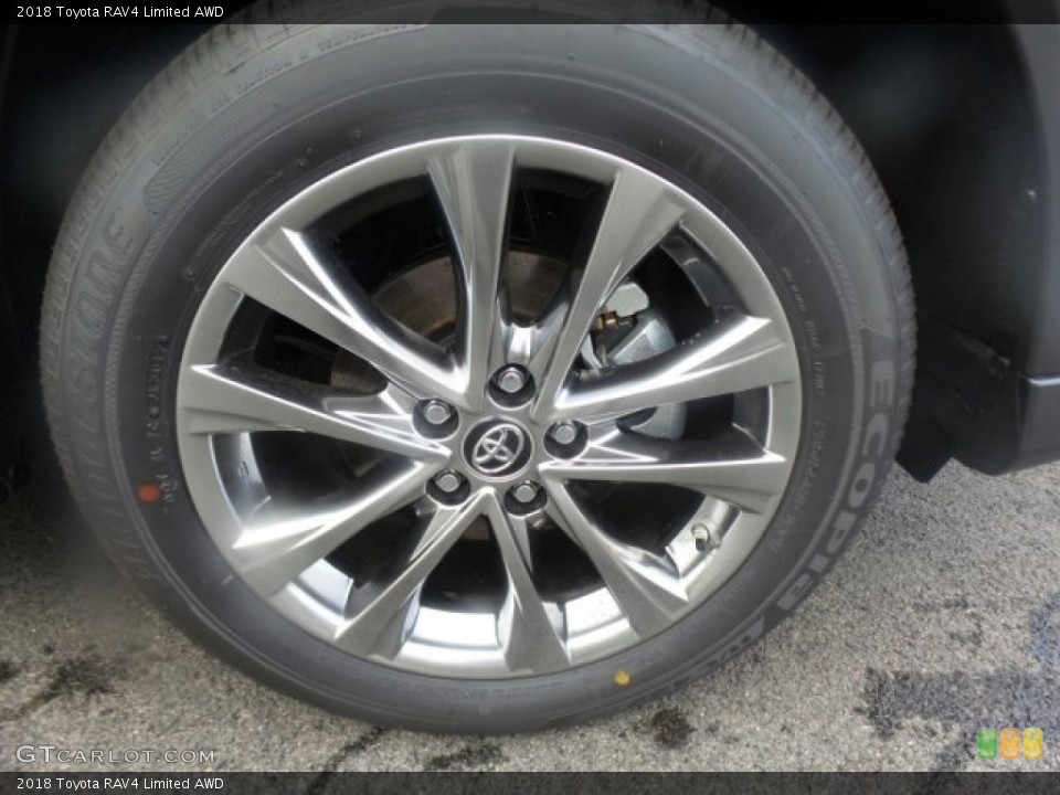 2018 Toyota RAV4 Limited AWD Wheel and Tire Photo #123227554