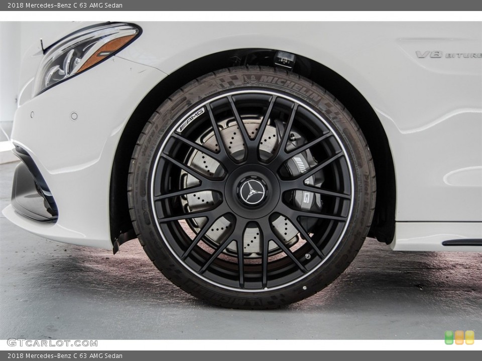 2018 Mercedes-Benz C 63 AMG Sedan Wheel and Tire Photo #123246097