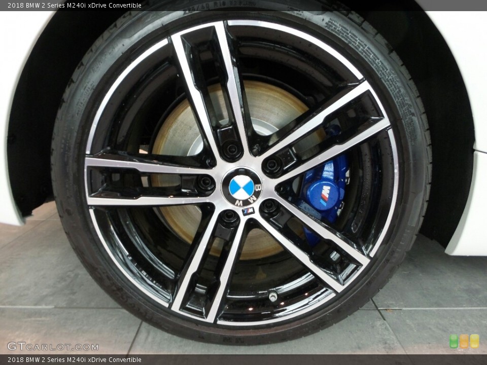 2018 BMW 2 Series M240i xDrive Convertible Wheel and Tire Photo #123283569