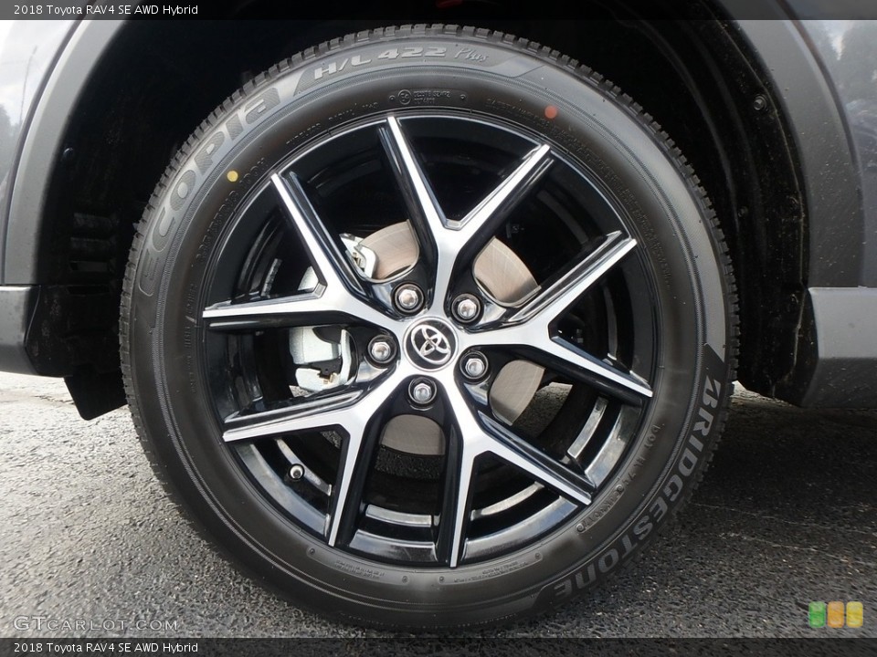 2018 Toyota RAV4 SE AWD Hybrid Wheel and Tire Photo #123299142