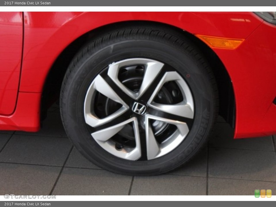 2017 Honda Civic LX Sedan Wheel and Tire Photo #123310527