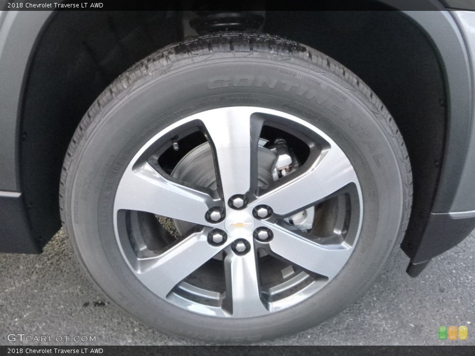 2018 Chevrolet Traverse LT AWD Wheel and Tire Photo #123340674