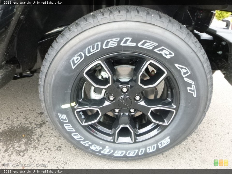 2018 Jeep Wrangler Unlimited Sahara 4x4 Wheel and Tire Photo #123341287
