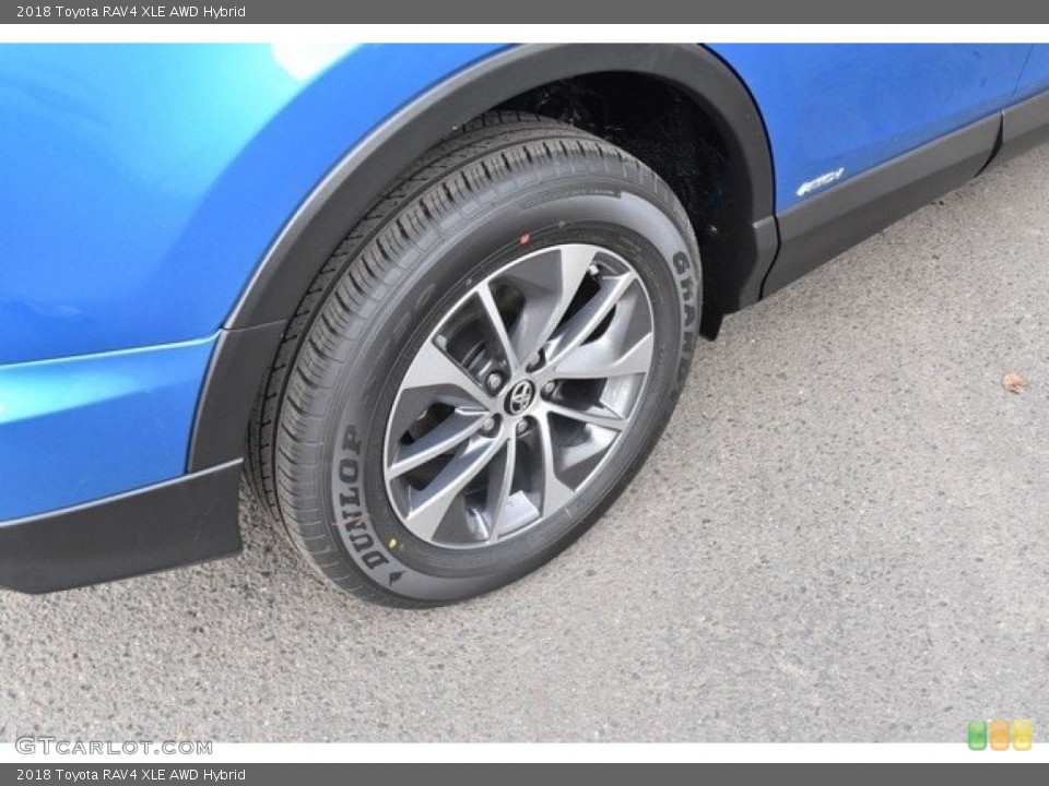 2018 Toyota RAV4 XLE AWD Hybrid Wheel and Tire Photo #123361358