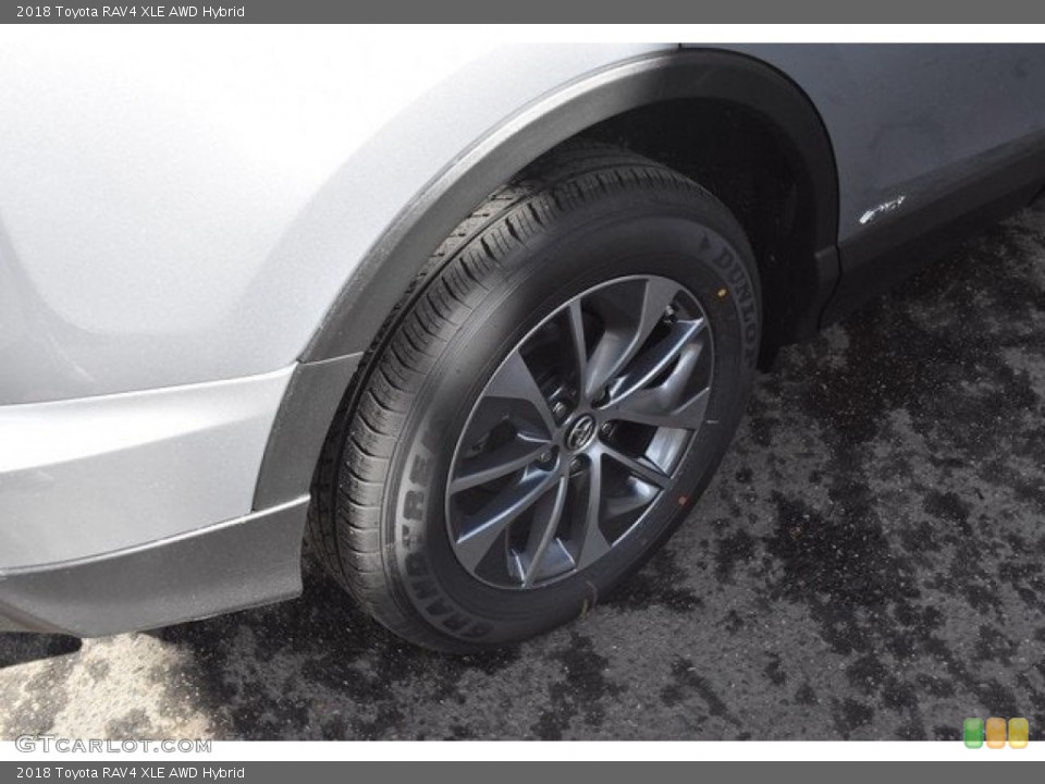 2018 Toyota RAV4 XLE AWD Hybrid Wheel and Tire Photo #123361703