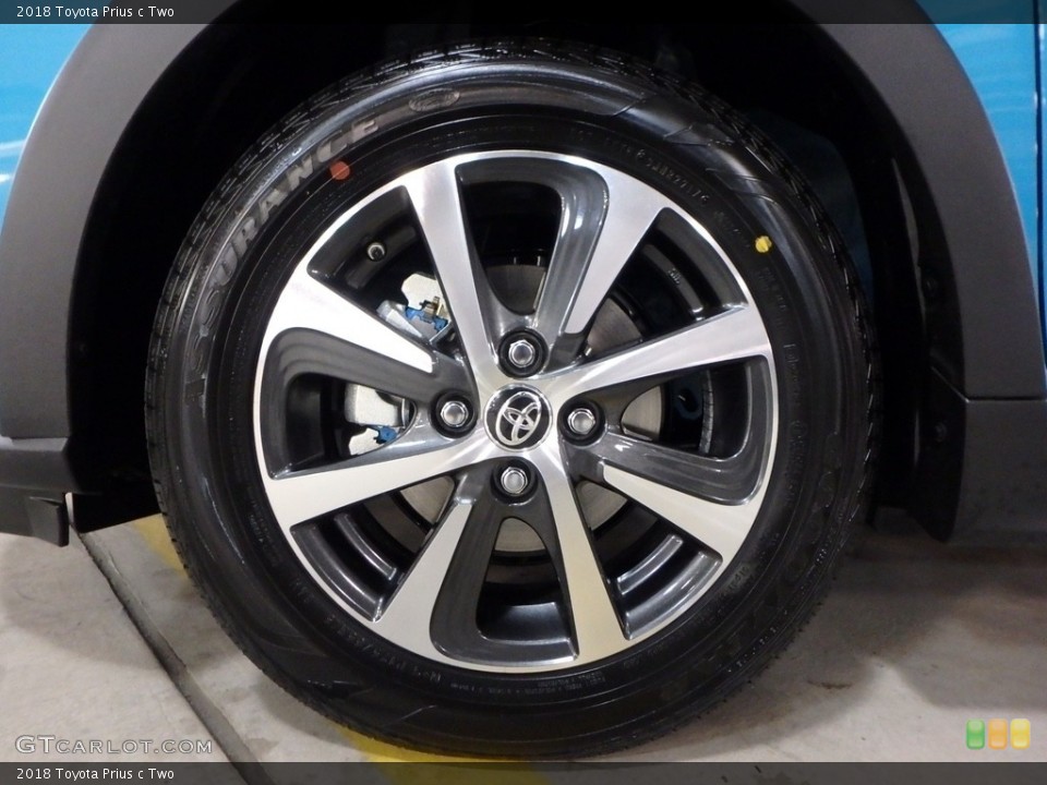 2018 Toyota Prius c Two Wheel and Tire Photo #123374833