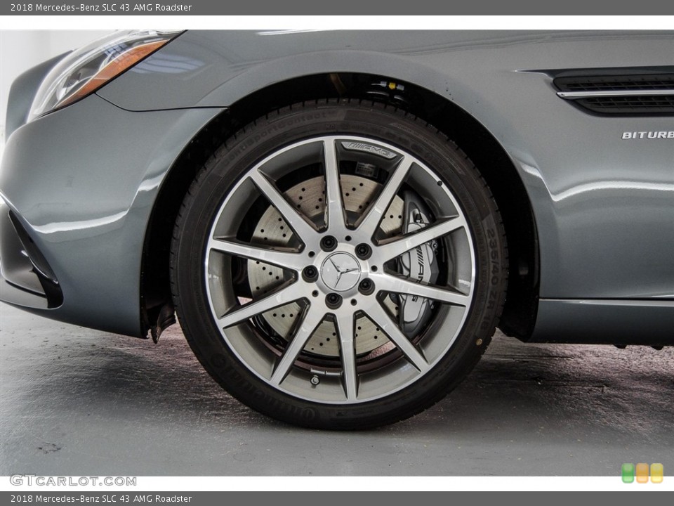 2018 Mercedes-Benz SLC 43 AMG Roadster Wheel and Tire Photo #123393424