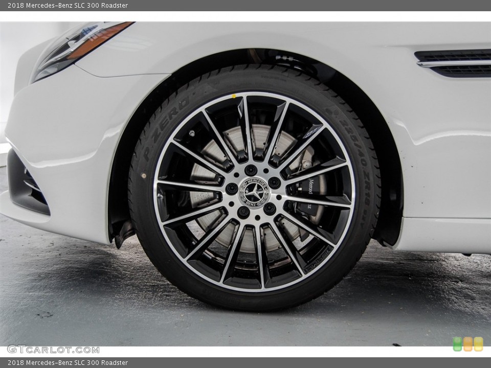 2018 Mercedes-Benz SLC 300 Roadster Wheel and Tire Photo #123393730