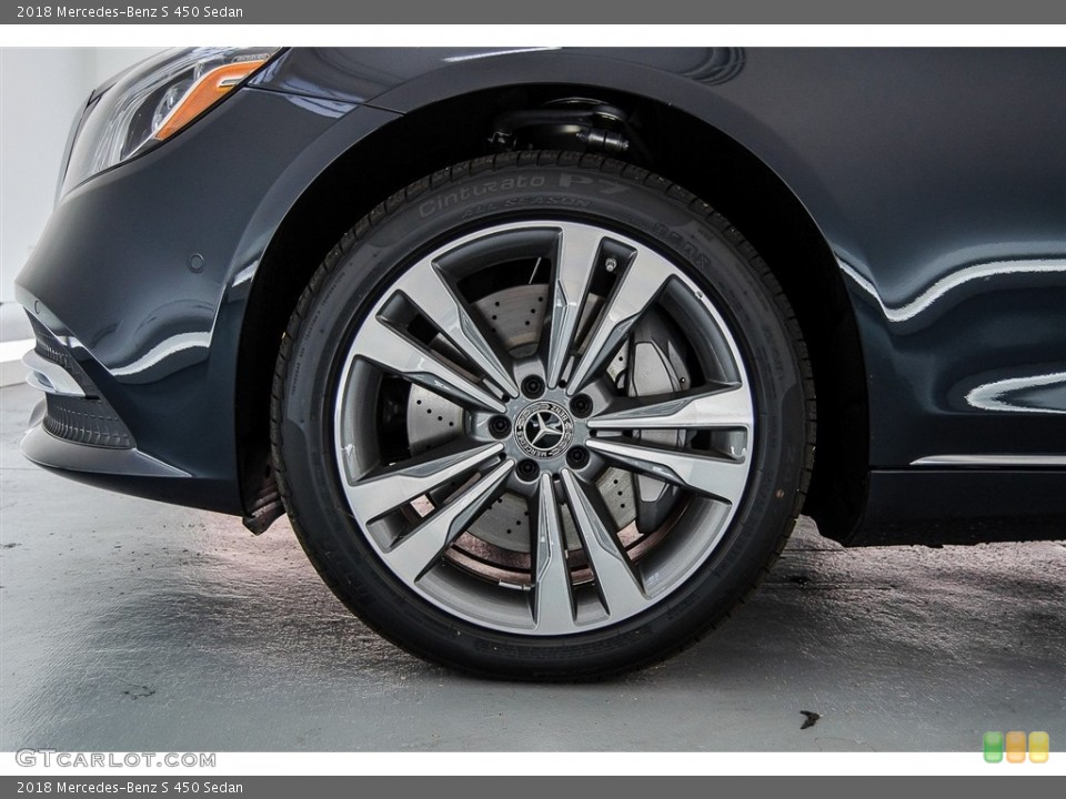2018 Mercedes-Benz S 450 Sedan Wheel and Tire Photo #123395356