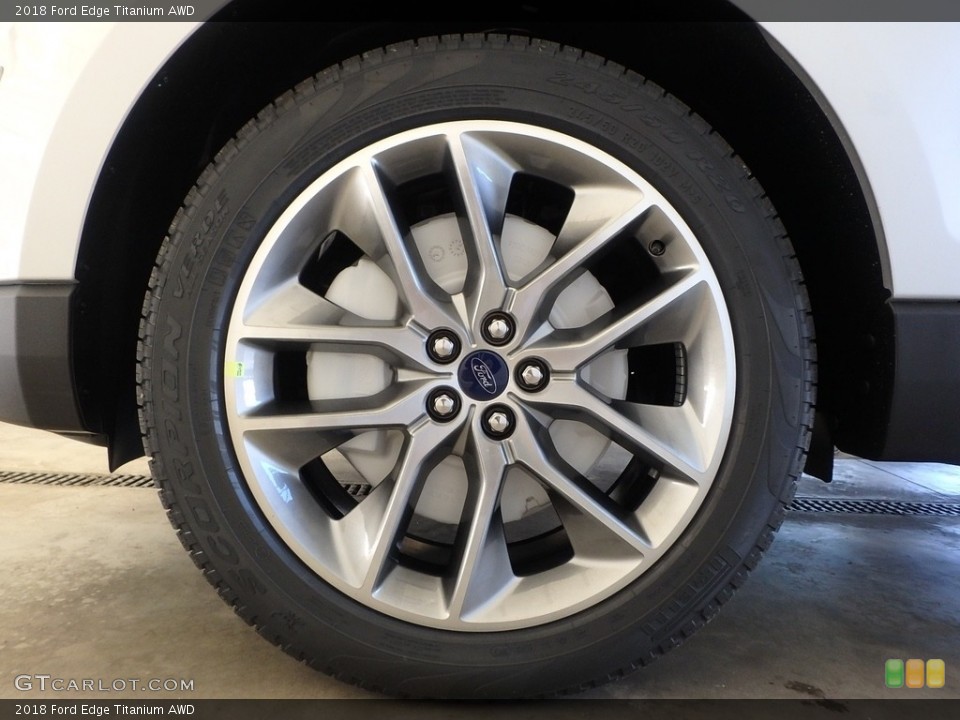 2018 Ford Edge Titanium AWD Wheel and Tire Photo #123397186