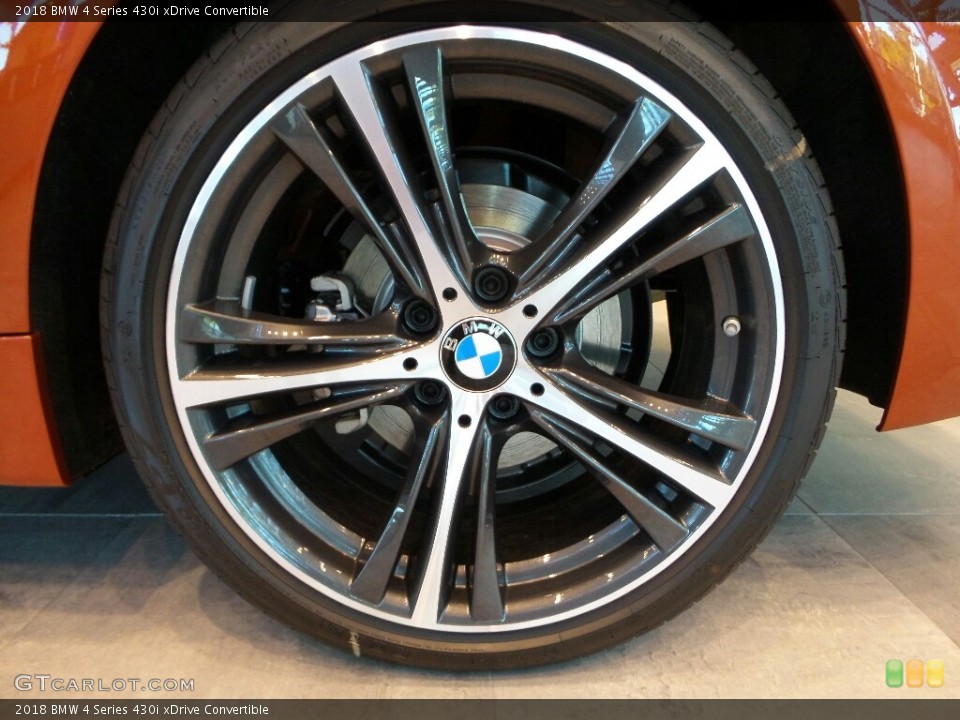 2018 BMW 4 Series 430i xDrive Convertible Wheel and Tire Photo #123423392