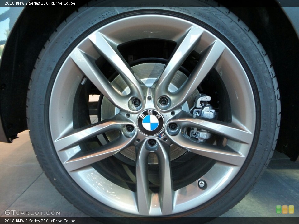 2018 BMW 2 Series 230i xDrive Coupe Wheel and Tire Photo #123423581