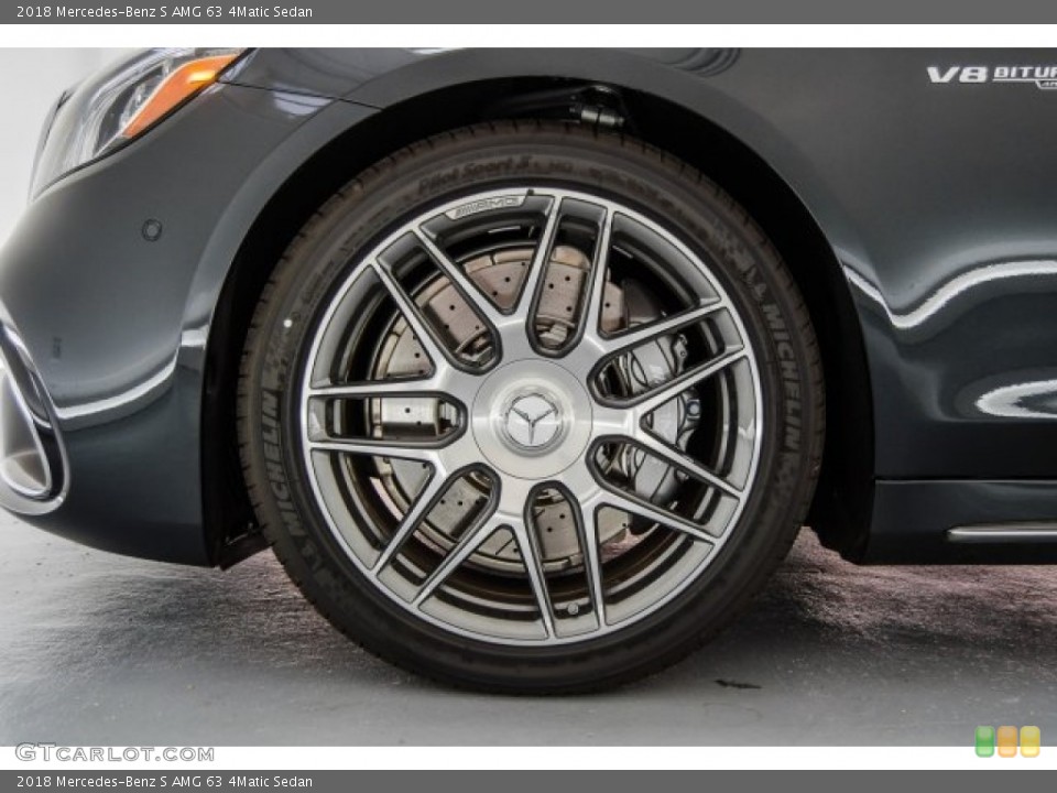 2018 Mercedes-Benz S AMG 63 4Matic Sedan Wheel and Tire Photo #123424742