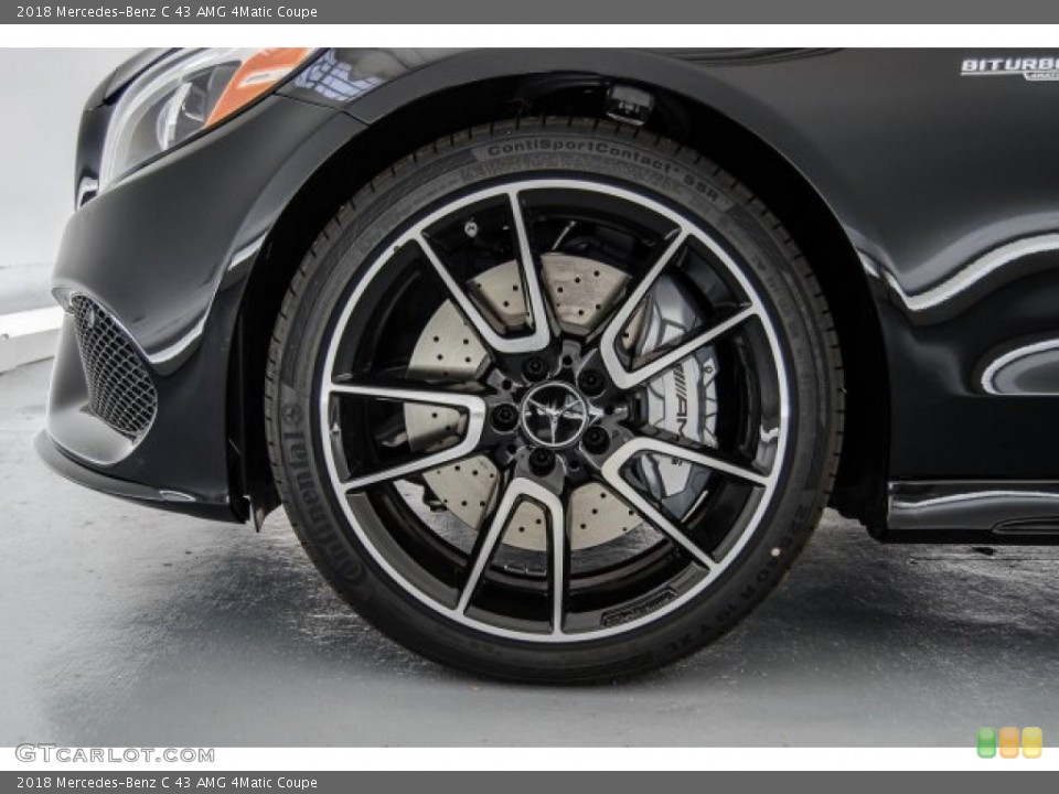 2018 Mercedes-Benz C 43 AMG 4Matic Coupe Wheel and Tire Photo #123444670