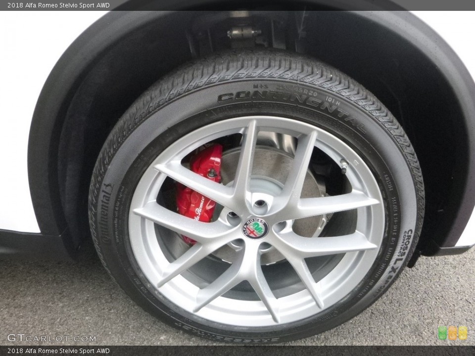 2018 Alfa Romeo Stelvio Sport AWD Wheel and Tire Photo #123458066