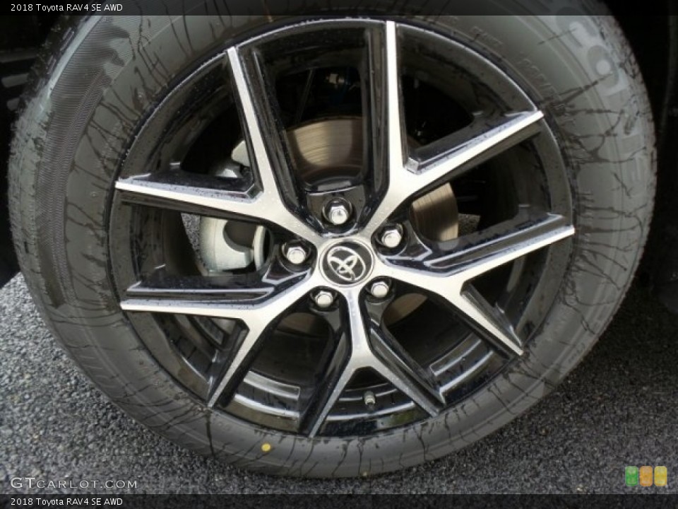 2018 Toyota RAV4 SE AWD Wheel and Tire Photo #123461585