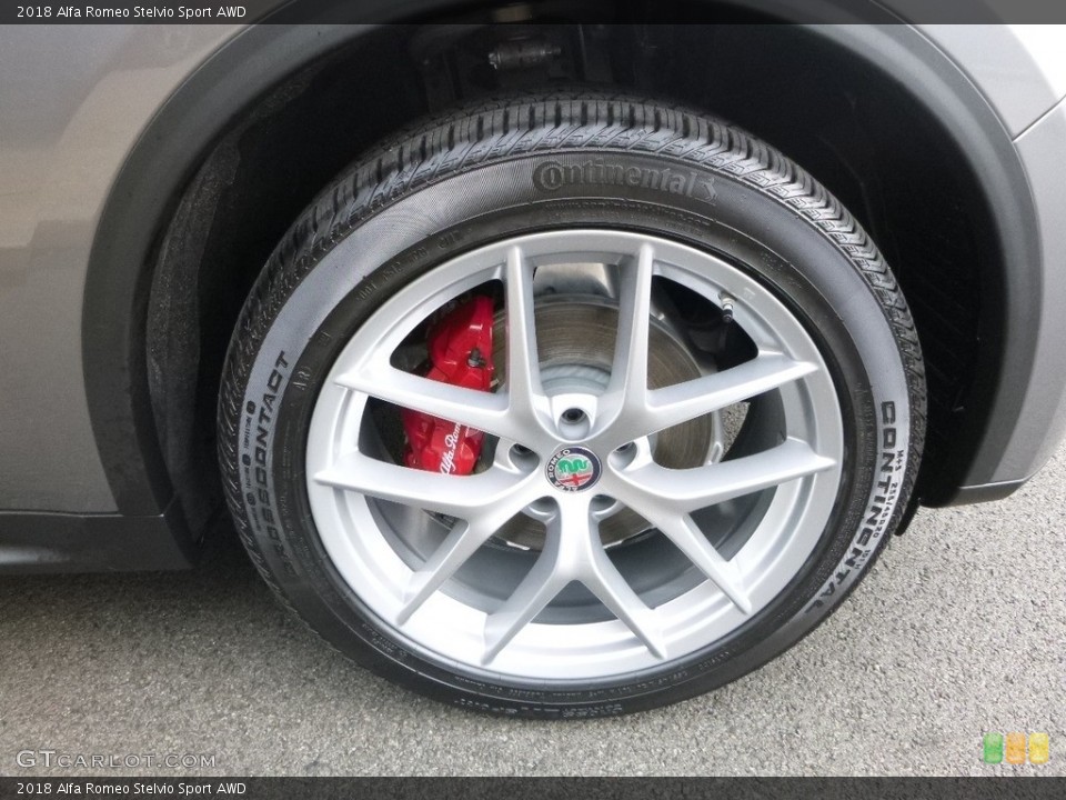 2018 Alfa Romeo Stelvio Sport AWD Wheel and Tire Photo #123469496