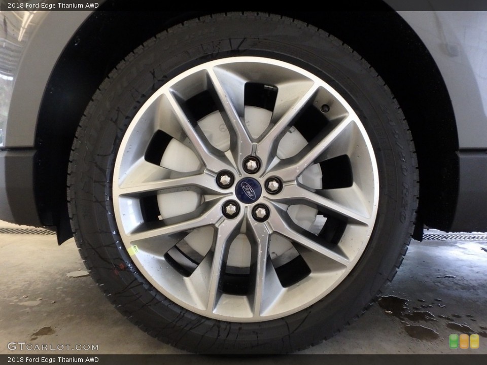2018 Ford Edge Titanium AWD Wheel and Tire Photo #123479068
