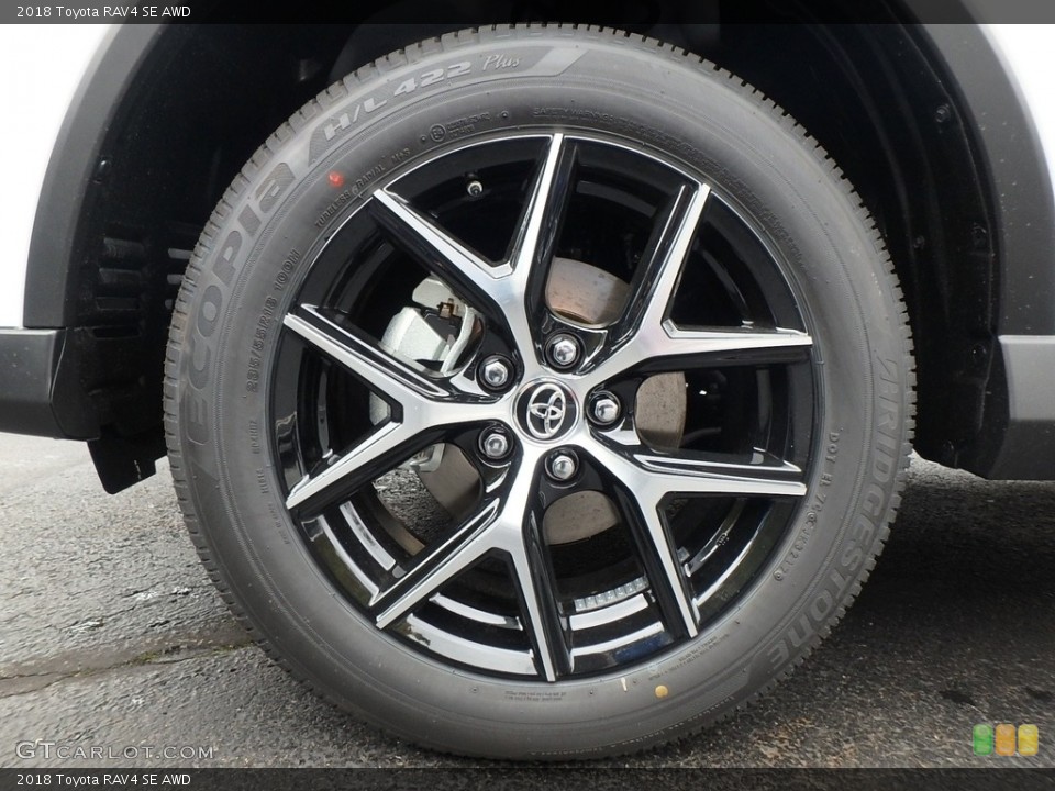 2018 Toyota RAV4 SE AWD Wheel and Tire Photo #123494147