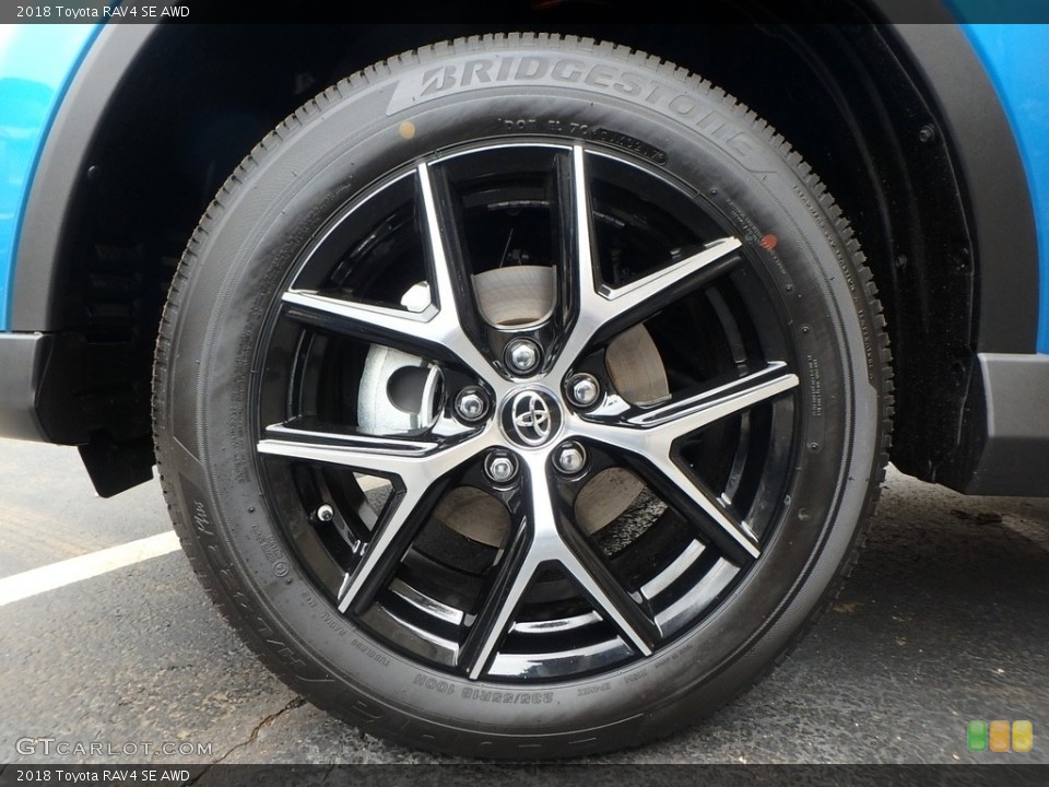 2018 Toyota RAV4 SE AWD Wheel and Tire Photo #123495239