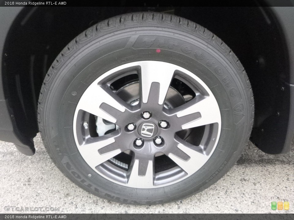 2018 Honda Ridgeline RTL-E AWD Wheel and Tire Photo #123509006