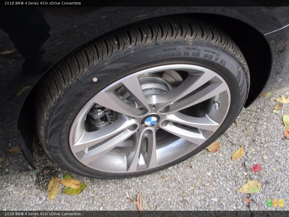 2018 BMW 4 Series 430i xDrive Convertible Wheel and Tire Photo #123514286