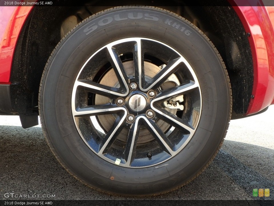 2018 Dodge Journey SE AWD Wheel and Tire Photo #123525668