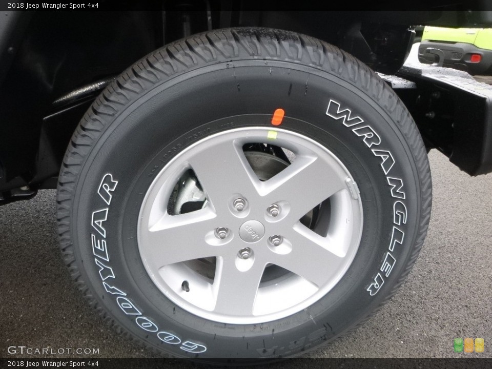 2018 Jeep Wrangler Sport 4x4 Wheel and Tire Photo #123528500
