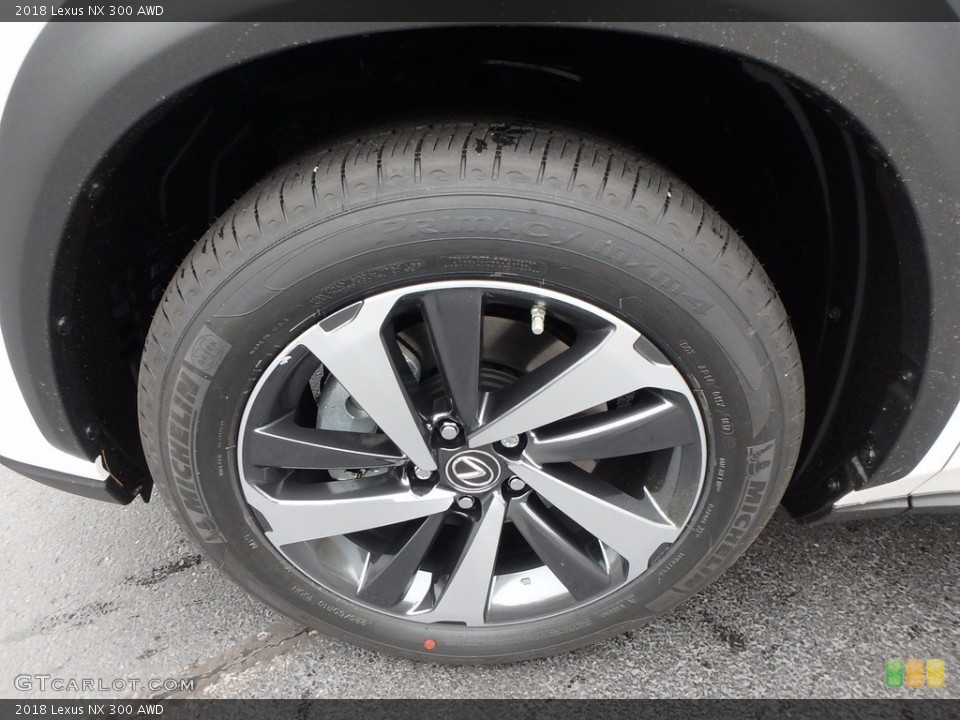 2018 Lexus NX 300 AWD Wheel and Tire Photo #123531395