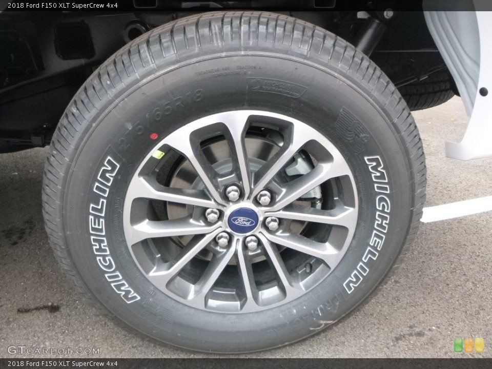 2018 Ford F150 XLT SuperCrew 4x4 Wheel and Tire Photo #123567310