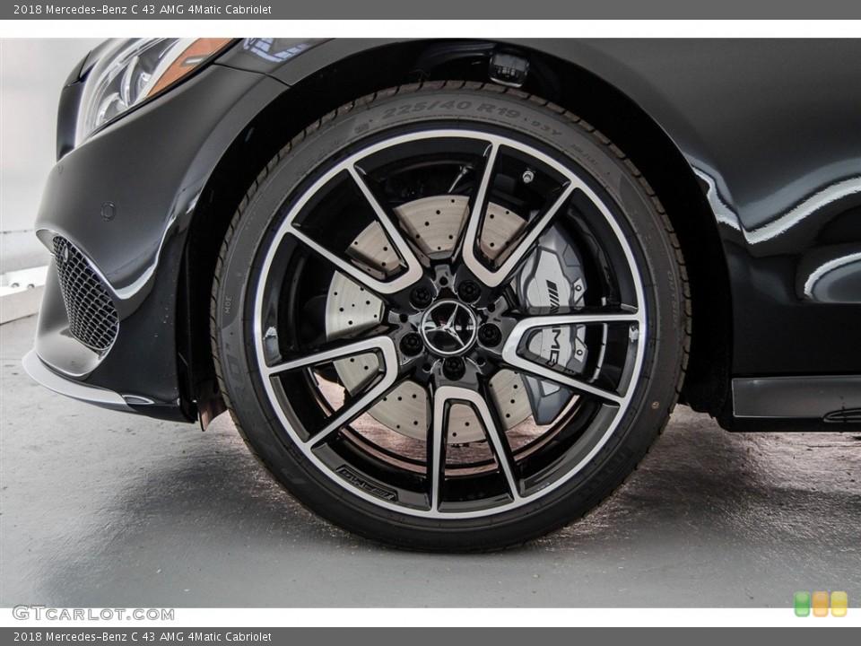 2018 Mercedes-Benz C 43 AMG 4Matic Cabriolet Wheel and Tire Photo #123567430