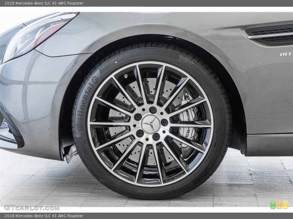 2018 Mercedes-Benz SLC 43 AMG Roadster Wheel and Tire Photo #123567760