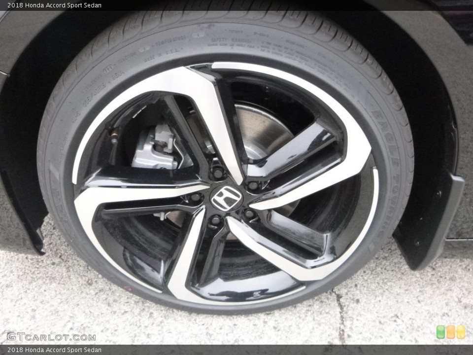 2018 Honda Accord Sport Sedan Wheel and Tire Photo #123570778