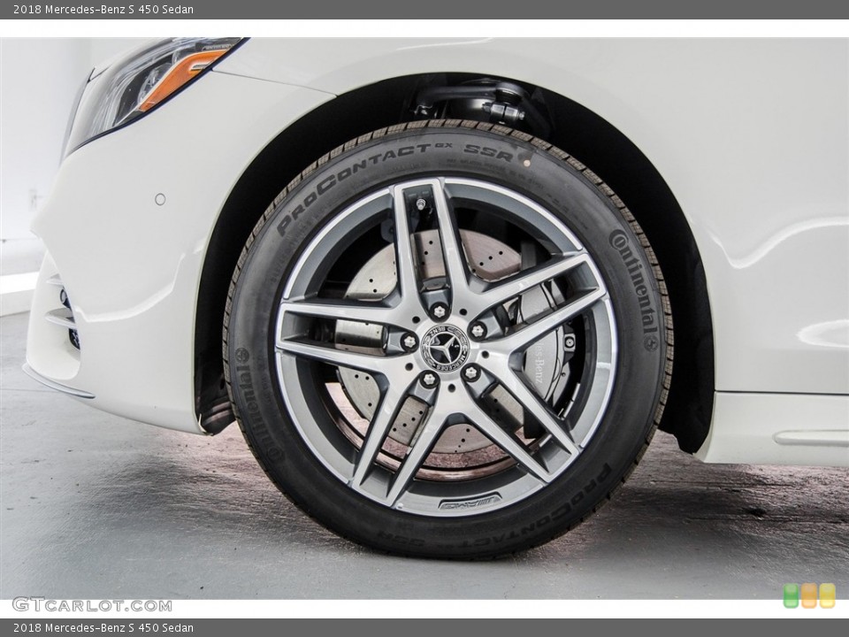 2018 Mercedes-Benz S 450 Sedan Wheel and Tire Photo #123572047
