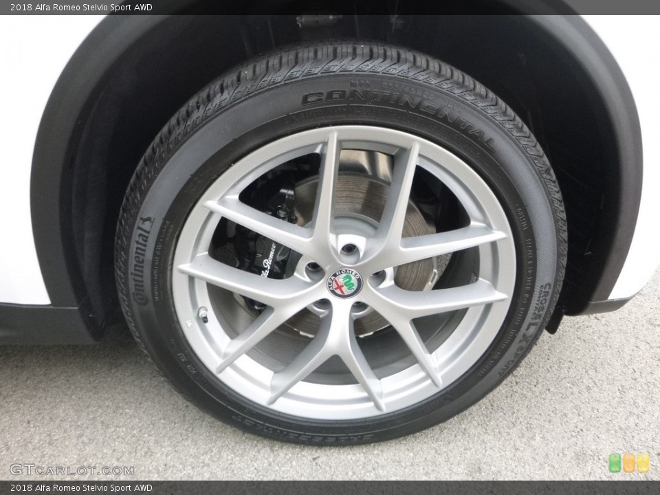 2018 Alfa Romeo Stelvio Sport AWD Wheel and Tire Photo #123573043