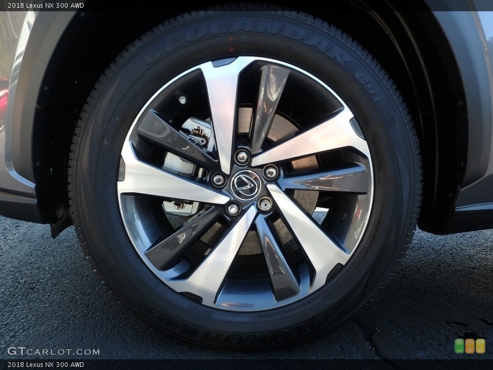 2018 Lexus NX 300 AWD Wheel and Tire Photo #123578419