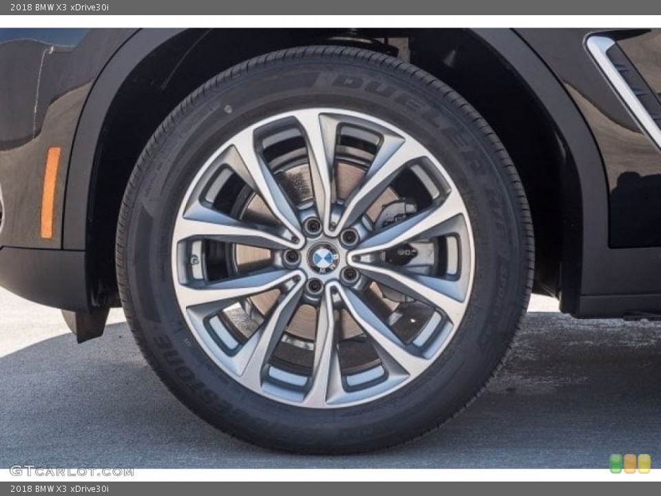 2018 BMW X3 xDrive30i Wheel and Tire Photo #123579403