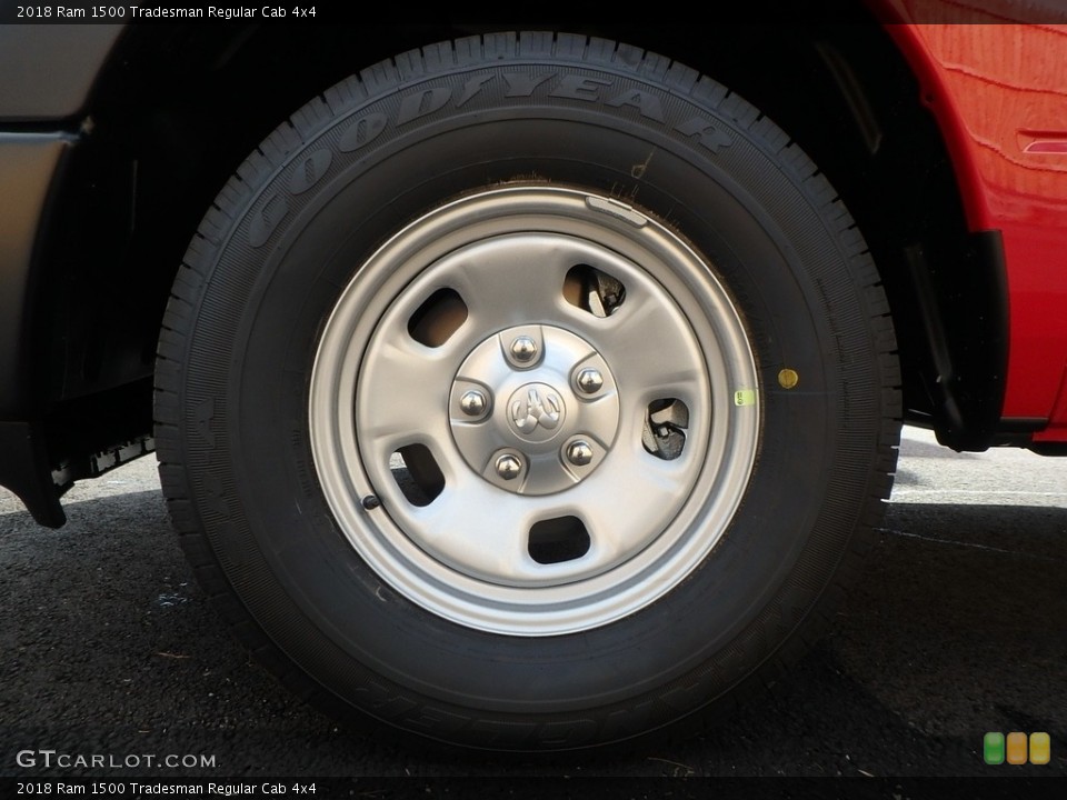 2018 Ram 1500 Tradesman Regular Cab 4x4 Wheel and Tire Photo #123600953