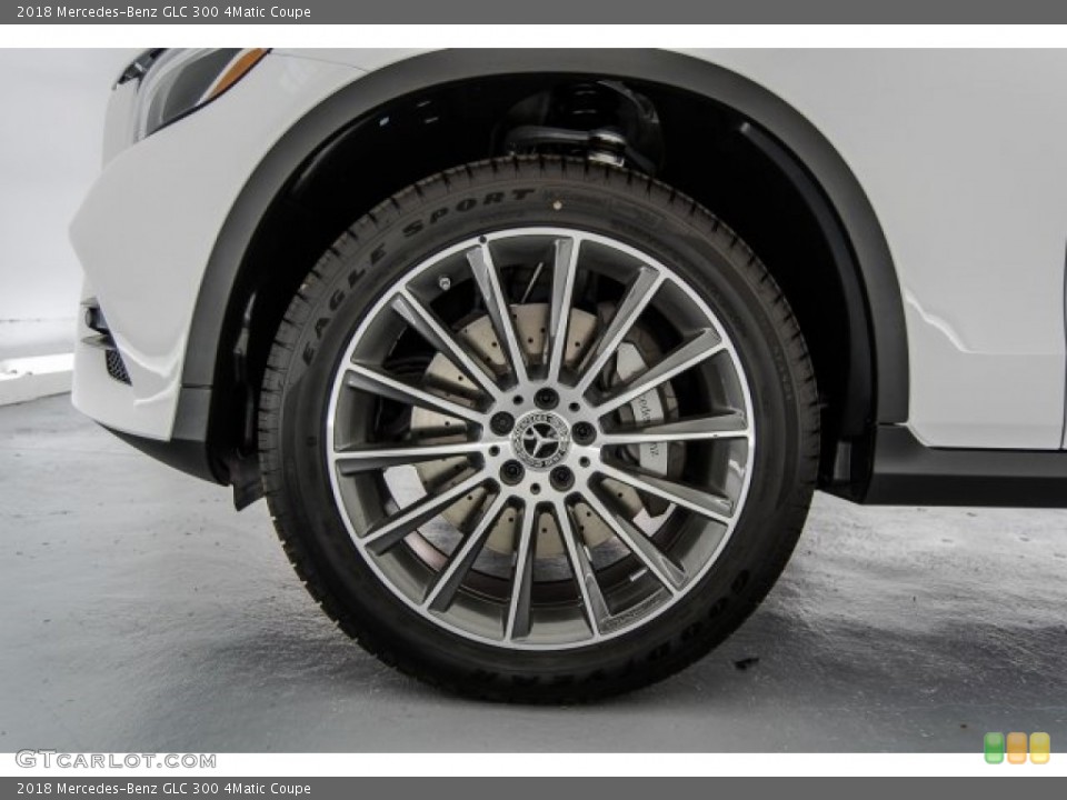 2018 Mercedes-Benz GLC 300 4Matic Coupe Wheel and Tire Photo #123611327