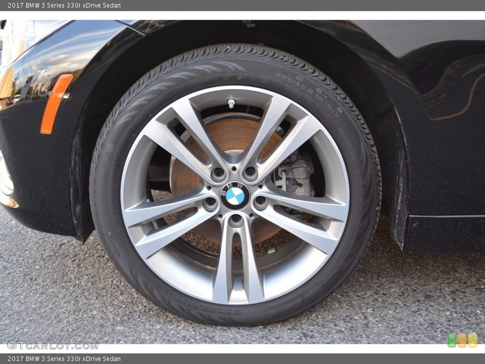 2017 BMW 3 Series 330i xDrive Sedan Wheel and Tire Photo #123650251