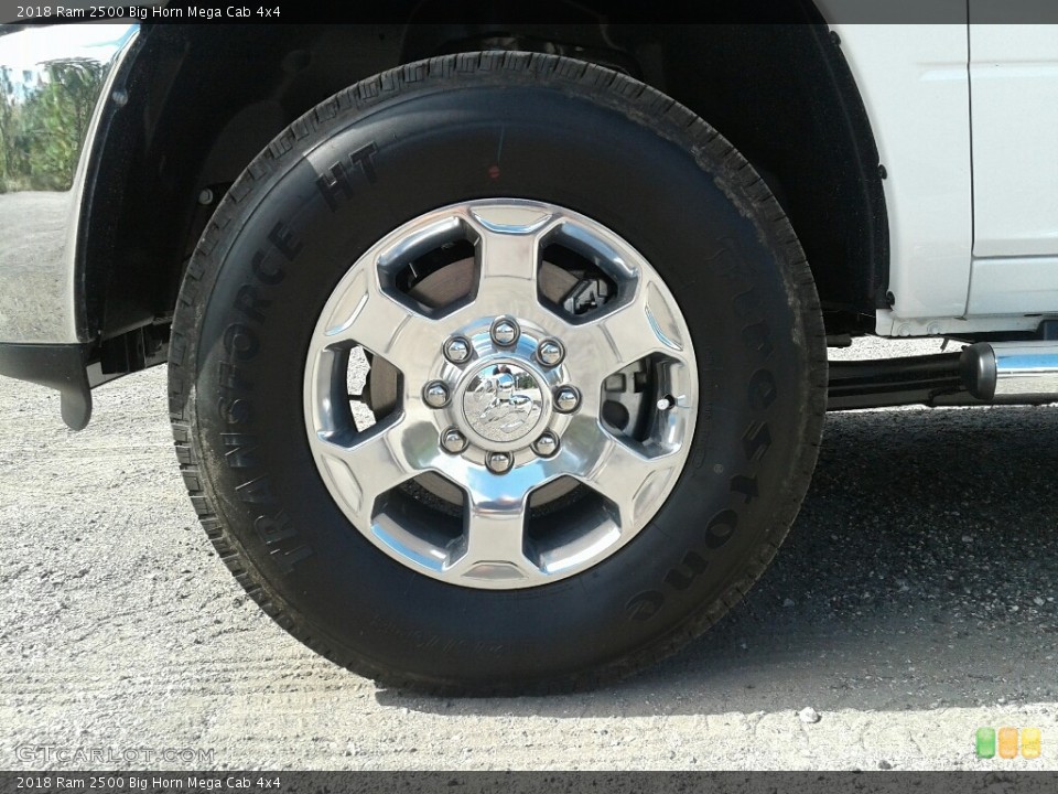 2018 Ram 2500 Big Horn Mega Cab 4x4 Wheel and Tire Photo #123654096