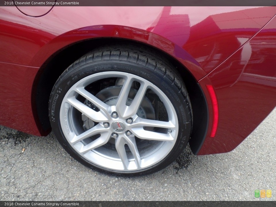 2018 Chevrolet Corvette Stingray Convertible Wheel and Tire Photo #123656899