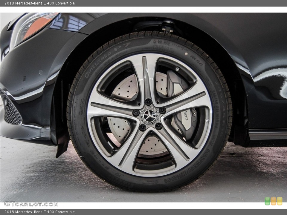 2018 Mercedes-Benz E 400 Convertible Wheel and Tire Photo #123663508