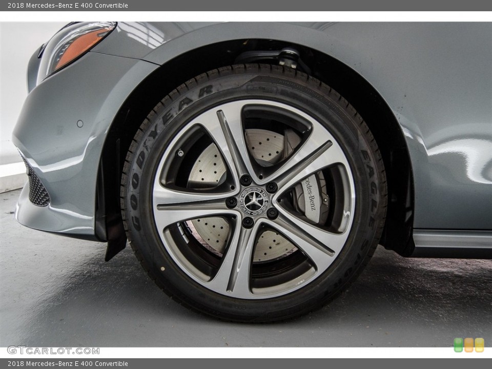 2018 Mercedes-Benz E 400 Convertible Wheel and Tire Photo #123663748
