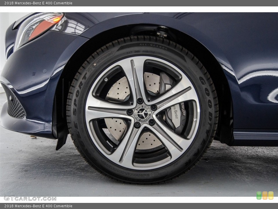 2018 Mercedes-Benz E 400 Convertible Wheel and Tire Photo #123663974