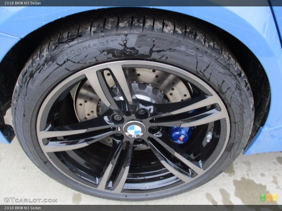 2018 BMW M3 Sedan Wheel and Tire Photo #123668972