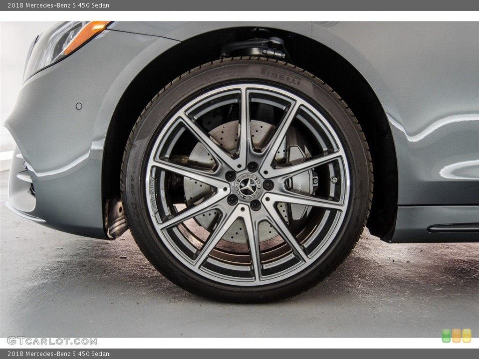 2018 Mercedes-Benz S 450 Sedan Wheel and Tire Photo #123682736