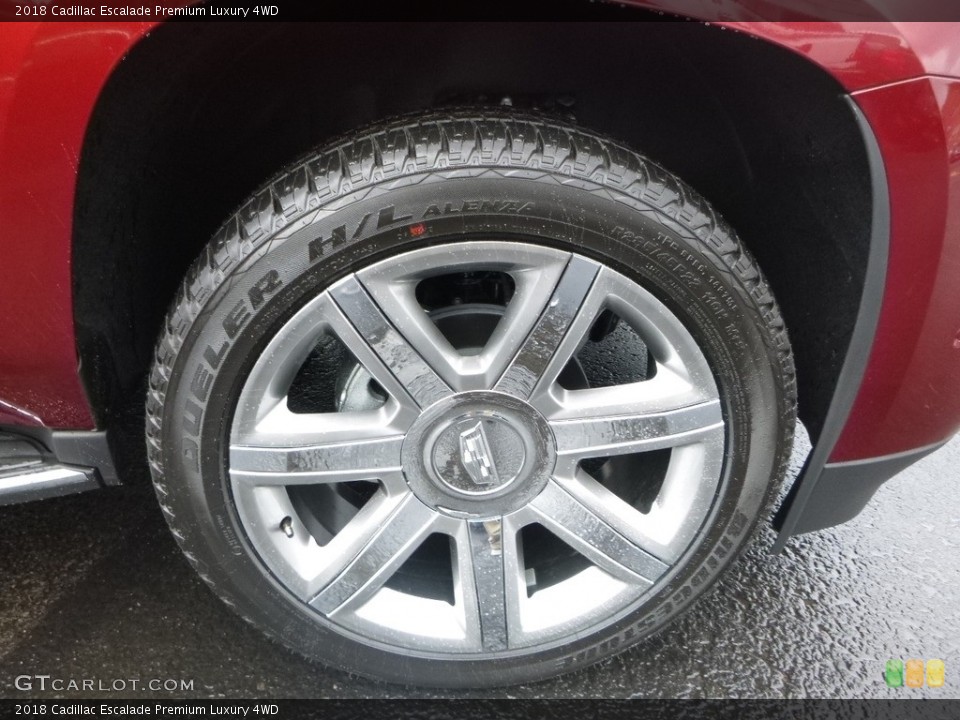 2018 Cadillac Escalade Premium Luxury 4WD Wheel and Tire Photo #123689357